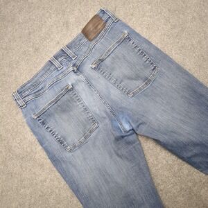 LL Bean Mens Jeans 34x32 Straight Fit Medium Wash Denim‎ Pants Cotton Blend